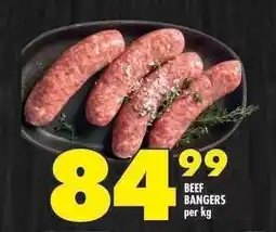 Shoprite BEEF BANGERS offer