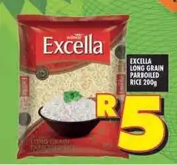 Shoprite EXCELLA LONG GRAIN PARBOILED RICE 200g offer