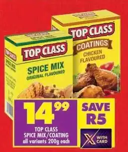 Shoprite TOP CLASS SPICE MIX/COATING offer