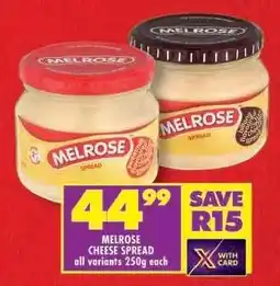 Shoprite Melrose Cheese Spread offer