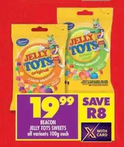 Shoprite Beacon Jelly Tots Sweets offer