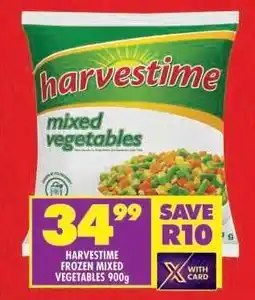 Shoprite HARVESTIME FROZEN MIXED VEGETABLES 900g offer