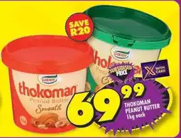 Shoprite THOKOMAN PEANUT BUTTER offer