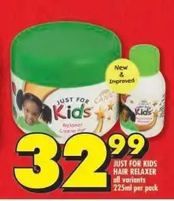 Shoprite JUST FOR KIDS HAIR RELAXER offer