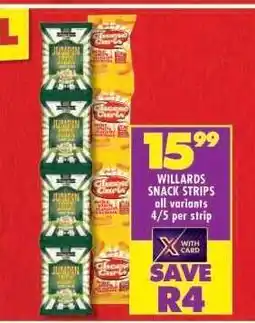 Shoprite WILLARDS SNACK STRIPS offer
