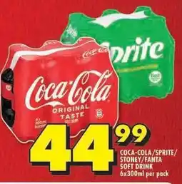 Shoprite COCA-COLA/SPRITE/STONEY/FANTA SOFT DRINK offer