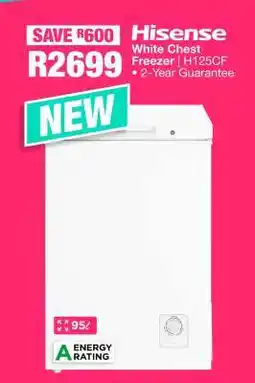 OK Furniture Hisense White Chest Freezer offer