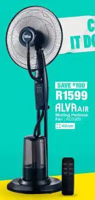 OK Furniture ALVA Air Misting Pedestal Fan | ACS305 offer