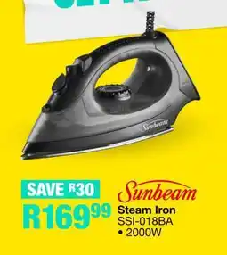 OK Furniture Sunbeam Steam Iron SSI-018BA offer