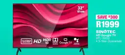 OK Furniture SINOTEC HD Google TV STL-32G2 offer