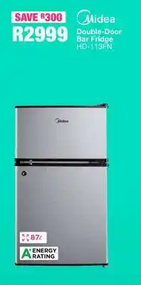 OK Furniture Midea Double-Door Bar Fridge HD-113FN offer