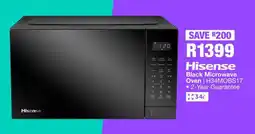 OK Furniture Hisense Black Microwave Oven offer
