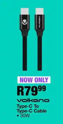 OK Furniture Volkano Type-C To Type-C Cable offer