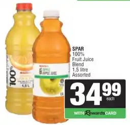 Spar SPAR 100% Fruit Juice Blend offer
