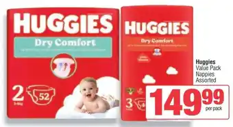 Huggies Value Pack Nappies Assorted