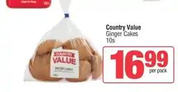 Spar Country Value Ginger Cakes offer
