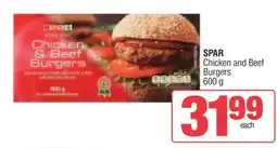 Spar SPAR Chicken and Beef Burgers offer