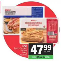Spar SPAR Red or Smoked Viennas offer