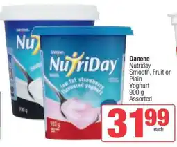 Spar Danone Nutriday Yoghurt offer