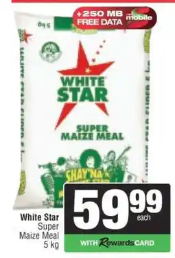 Spar WHITE STAR SUPER MAIZE MEAL offer