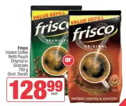 Spar Frisco Instant Coffee Refill Pouch offer