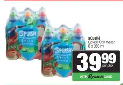 Spar aQuellé Splash Still Water offer