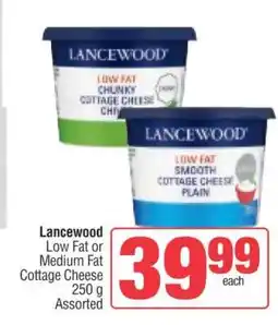 Spar LANCEWOOD Cottage Cheese offer