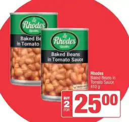 Spar Rhodes Baked Beans in Tomato Sauce offer