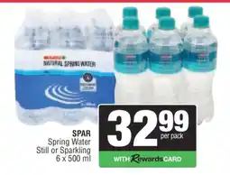 Spar SPAR Spring Water offer