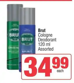 Spar Brut Cologne Deodorant offer