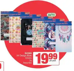 Spar Scripto A4 Design Book Covers offer