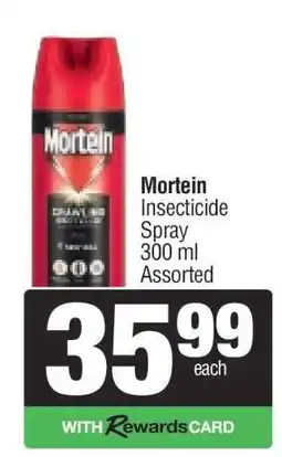 Spar Mortein Insecticide Spray offer