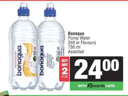 Spar Bonaqua Pump Water offer