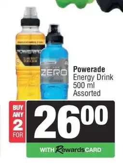 Spar POWERADE Energy Drink offer