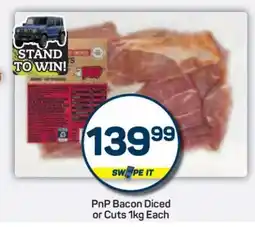 Pick n Pay PnP Bacon Diced or Cuts 1kg Each offer