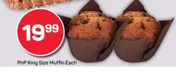 Pick n Pay PnP King Size Muffin Each offer