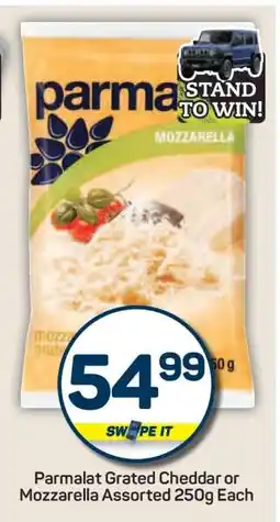 Pick n Pay Parmalat Grated Cheddar or Mozzarella Assorted 250g Each offer
