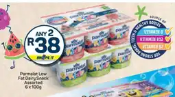 Pick n Pay Parmalat Low Fat Dairy Snack Assorted 6 x 100g offer