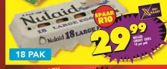 Shoprite Nulad Groot Eiers 18 per pack offer