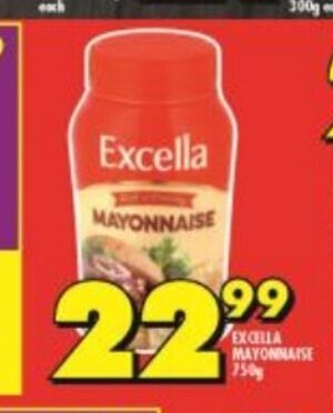 Shoprite Excella Mayonnaise 750g offer