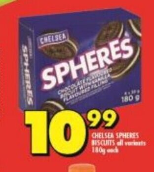 Shoprite Chelsea Spheres Biscuits All Variants 180g each offer