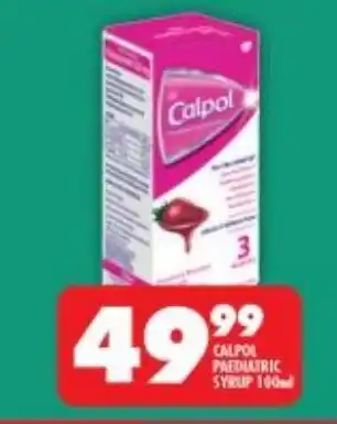 Calpol Paediatric Syrup 100ml