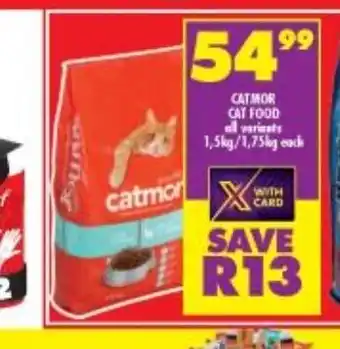 Shoprite Carmor Cat Food All Variants 1.5kg / 1.75kg each offer