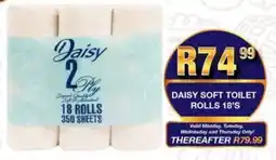 Take 'n Pay Daisy soft toilet rolls offer
