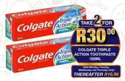 Take 'n Pay Colgate triple action toothpaste offer