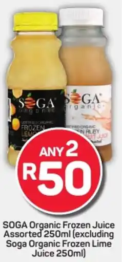 Pick n Pay Hypermarket SOGA Organic Frozen Juice Assorted offer