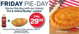 Pick n Pay Hypermarket Pie & 440ml Buddy combo offer
