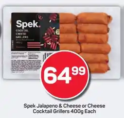 Pick n Pay Hypermarket Spek Jalapeno & Cheese or Cheese Cocktail Grillers offer