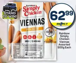 Pick n Pay Hypermarket Rainbow Simply Chicken Viennas Assorted offer