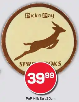 Pick n Pay Hypermarket PnP Milk Tart offer